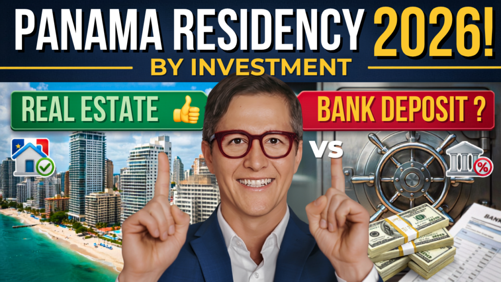 Panama Residency by Investment Real Estate vs Bank Deposit